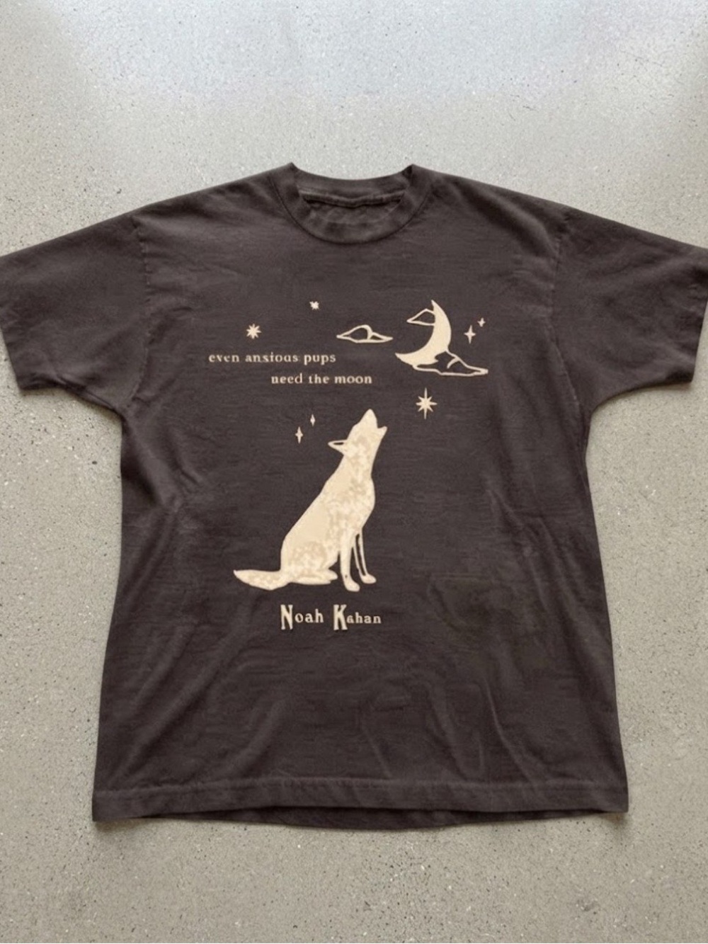 Noah Kahan The Great Divide WolfMoon Graphic Black Cotton Unisex Gildan T-Shir